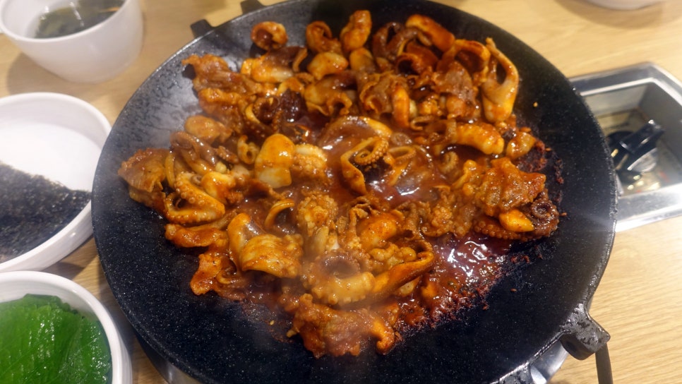 Today’s Jjukkumi(오늘은쭈꾸미): Spicy Stir-Fried Webfoot octopus Near Unjeong Homeplus You’ll Love!